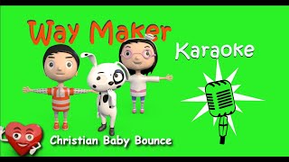 Way Maker Karaoke Kids Version  Worship Song for Children  CBB Productions [upl. by Yngad]