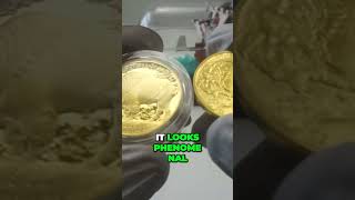 American Gold Buffalo Proof vs BU  Amazing Gold Coins coins gold [upl. by Annaer]