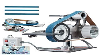 VEVOR Belt Grinder Sander 30 x 1Inch Variable Speed Belt Polisher Review [upl. by Sneve]