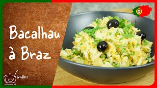 Receita de cozinha tradicional portuguesa Bacalhau à Brás bacalhau à Braz [upl. by Pears68]