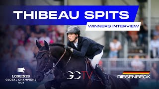 LGCT Grand Prix  Winners Interview Thibeau Spits  LGCT Riesenbeck 2024 [upl. by Ellan]