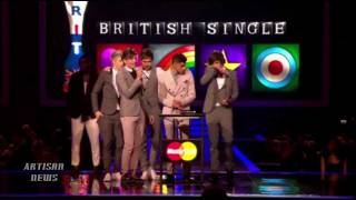 BRIT AWARDS ADELE CUT OFF GIVES FINGER ONE DIRECTION WINS BEST SINGLE [upl. by Tteirrah]