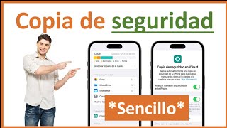 ✅ Como hacer una COPIA DE SEGURIDAD en iPhone [upl. by Akinek]