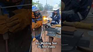 Arc Welding 3G Test Video viralvideo arcwelding kamalpandey viralvideo welding 🙏💟 [upl. by Kevina485]