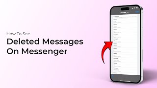 How to See Deleted Messages on Messenger [upl. by Hagep]