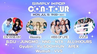 LIVE SIMPLY KPOP CONTOUR  Weeekly KISS OF LIFE BDU JUNGMO VVUP NND NTX ALLHOURS [upl. by Clair]