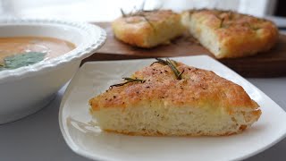 免揉佛卡夏 ｜ No Knead Focaccia [upl. by Yerac]