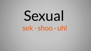 How to pronounce Sexual  Sexual pronunciation  Sexual meaning in Tamil  MrEnglish [upl. by Calia34]