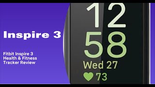 Health amp Wellness Fitbit Inspire 3 Review  Black Friday Gift Ideas [upl. by Akenat]