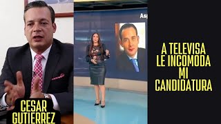 RESPONDE CESAR GUTIERREZ A TELEVISA HAY GRUPOS DE PODER POLITICO QUE NO ME QUIEREN EN LA SCJN [upl. by Mccartan595]