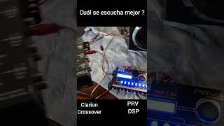 crossover clarion vs procesador prv audio [upl. by Murphy]