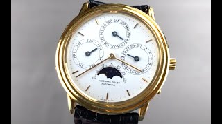 Audemars Piguet Perpetual Calendar Moonphase Automatic 25548BAOO0002XX01 AP Watch Review [upl. by Akienaj255]