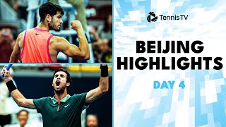 Alcaraz Takes On Griekspoor Khachanov vs Cerundolo amp More  Beijing 2024 Day 4 Highlights [upl. by Stephenson210]