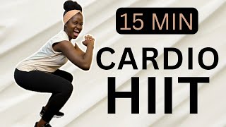 15 MIN CARDIO HIIT Full Body Workout  No Equipment  Killer HIIT at Home Workout To Burn Calories [upl. by Innos29]