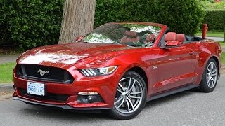 2015 Ford Mustang Convertible Review [upl. by Fisoi]