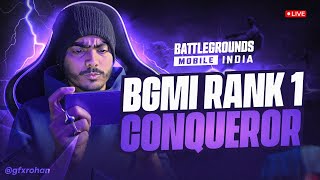 🔥CONQUEROR RANK PUSH w 15 KD💖BGMI LIVE w CYANIDE GAMING [upl. by Yvon144]