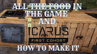 All the food buffs in the game and how to make it  ICARUS [upl. by Norean219]