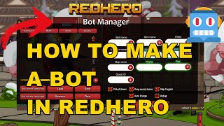 Redhero  How to make a Bot  Aqw Private Server [upl. by Aredna722]