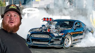 I Took My 2000HP Mustang to a Burnout Contest [upl. by Liederman]