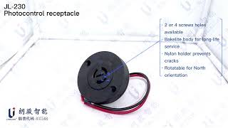 JL230 BuiltIn 3Pin NEMA Socket Photocontrol Receptacle [upl. by Airebma]