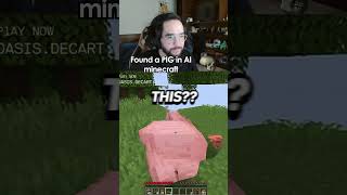 Redshell finds Pigs in Ai Minecraft 🤯 [upl. by Eta]