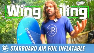 Starboard Air Foil Deluxe Inflatable Wing Foil Board [upl. by Elfie]