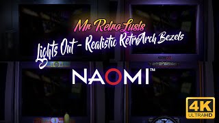 Sega Naomi 4K  Lights Out  Realistic Retroarch Bezels [upl. by Gonzalo139]