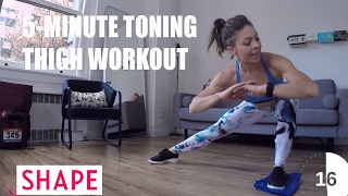 5Minute Toning Thigh Workout [upl. by Araeic]