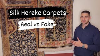 Silk Hereke Carpets How to identify a real one [upl. by Kenway71]