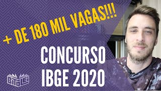 Concurso IBGE Recenseador 2020  Como passar sem fazer cursinho [upl. by Ayhtnic]