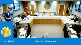 Wytheville Town Council Work Session  April 8 2024 [upl. by Kosaka]