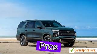 5 Fascinating Pros and Cons of the 2025 Chevrolet Tahoe Revealed 🚙💥 [upl. by Olnee6]