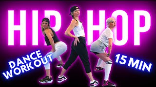 15 Minute Hip Hop Dance Workout  Biggie Snoop Latto Too Short and more [upl. by Aenitsirhc121]