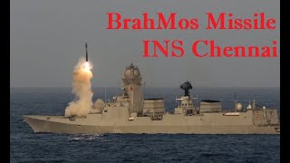 BrahMos Missile Test From Indian Navy Warship INS Chennai  18 October BrahMos Test Launch [upl. by Uzial]