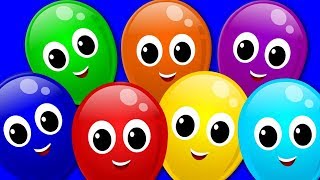 Learn Colors  The Colors Song  Balloons Song  Learning Video For Kids And Children  Kids TV [upl. by Elah]