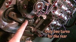 How to adjust bands and change automatic transmission fluid [upl. by Kare]