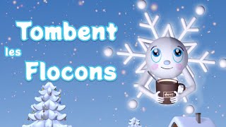 Tombent les flocons  Comptine de Noël pour les enfants avec paroles [upl. by Luedtke280]