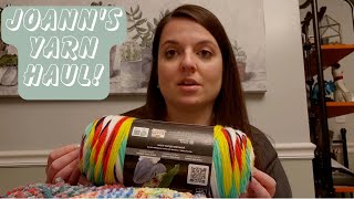 Joanns Yarn Haul New Colors  Big Twist Posh Red Heart Granny Square and more [upl. by Suoicul]