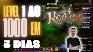 Como eu fiz do 1 ao 1000 em 3 dias sem nada  RealMU  Mu Online [upl. by Laith142]