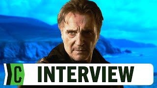 Liam Neeson Interview Naked Gun and In the Land of Saints and Sinners [upl. by Eillat]