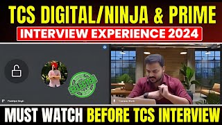 TCS Digital Interview Experience 2024  All Interview Questions  Tips and Tricks 👨‍💻👩‍💻 [upl. by Anej18]