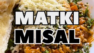 how to make maharashtrian misal pav recipe  matki misal pav  Spicy Kolhapuri Matki Misal shorts [upl. by Einre35]