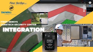 FIBER SENSYS INTEGRATION WITH GENETEC SECURITY SYSTEM PerimeterIntrusionDetection genetec fence [upl. by Morrill]