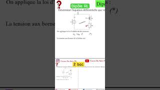 Équation différentielle vérifiée par tension UR  Dipôle RL  2 BAC SVT  PC  SM 2bacbiof electri [upl. by Aeriela]