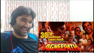 Agneepath  30th Anniversary Tribute Trailer I Reaction by KAVIT KKL [upl. by Nauqad]