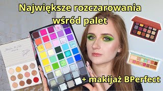 Pierwszy zielony makijaż BPerfect Carnival V Interstellar  Chat makeup o bublach wśród palet [upl. by Assenar279]