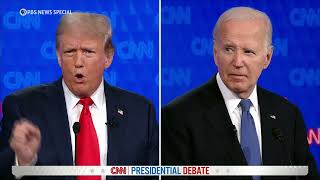 WATCH Trump accuses Biden of mishandling COVID vaccine rollout CNN Presidential Debate [upl. by Gatias388]