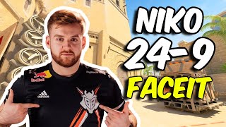 NiKo 249 vs FACEIT Ranked Mirage Sep 17 2024  CS2 POV [upl. by Yoshi500]