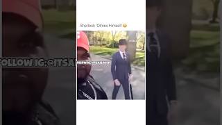 Sherlock Holmes In The Flesh😁🕴🏾 shorts shortvideo short youtubeshorts trending ytshorts yt [upl. by Ardnuhsed]