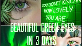 Beautiful Rare Exotic Green Eyes  Subliminal Affirmations [upl. by Nytsrik854]